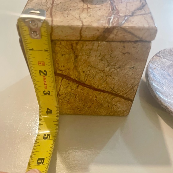 Genuine Marble 4” multi-purpose box and slab - Picture 2 of 10